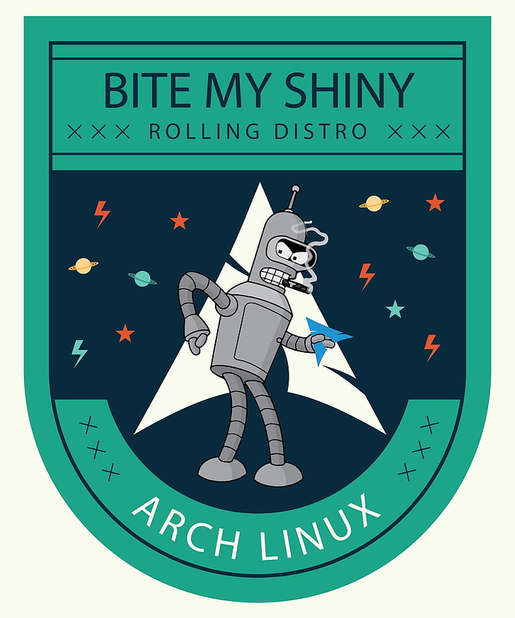 linux-archlinux-logo-futurama-wallpaper-preview