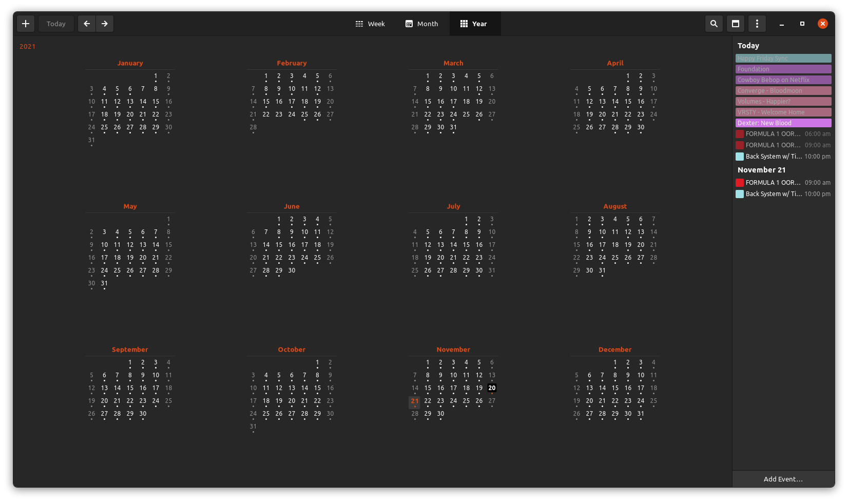 A calendar app for XFCE? Applications EndeavourOS