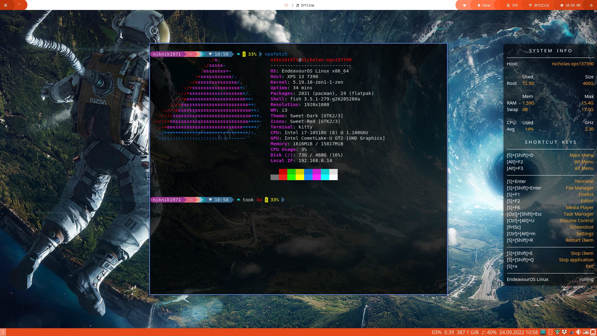 I3WM desktop 24092022