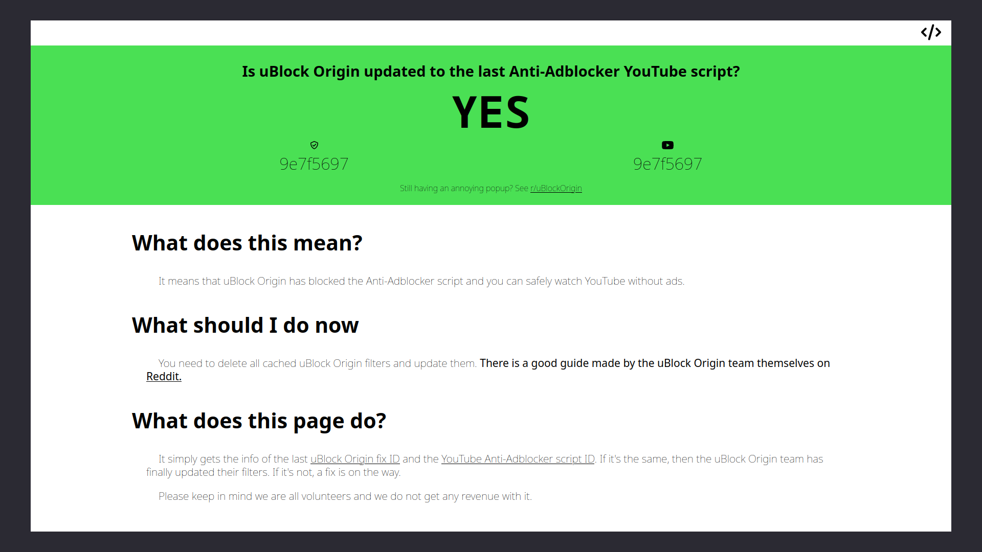 YouTube asks me to turn off the ad blocker - Page 3 - Applications 