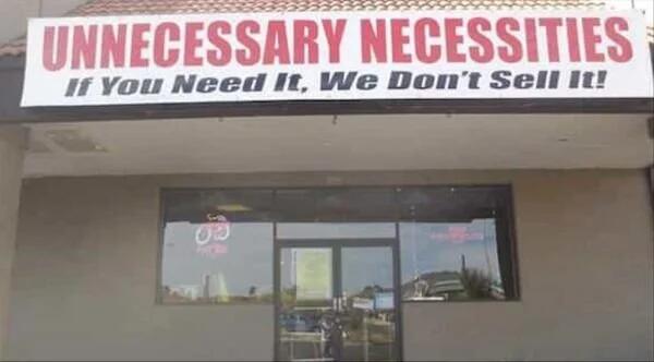 neccessities