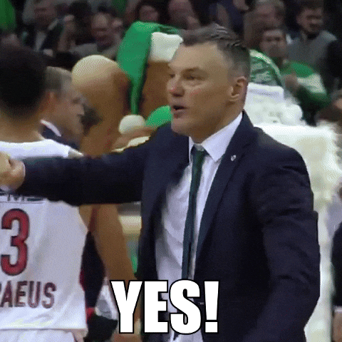 Yeah Yes GIF by BCZalgirisKaunas