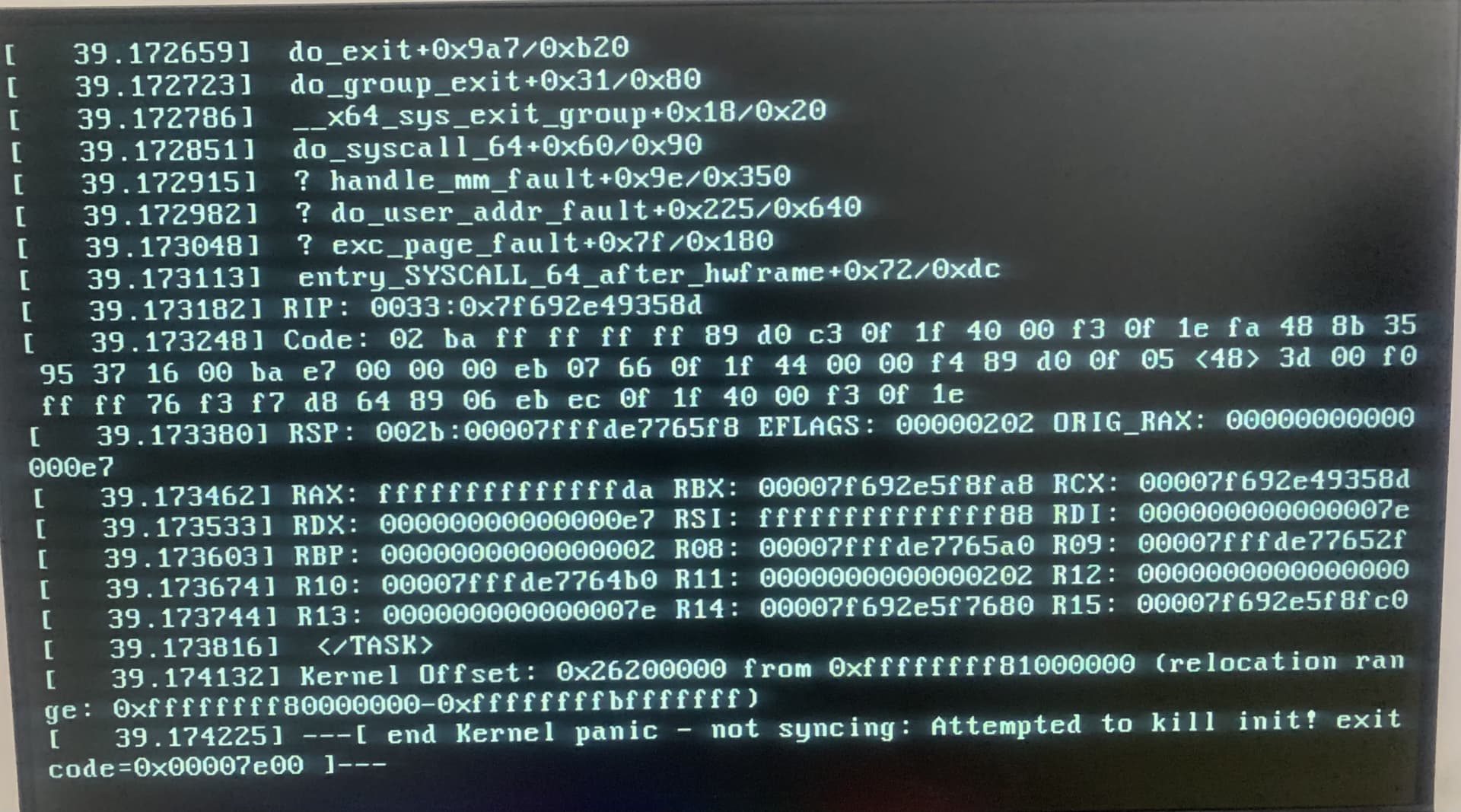 Kernel panic in installation - Kernel, boot, graphics & hardware ...