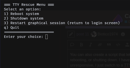 Cannot enter password to get back in my system after screen locks ...