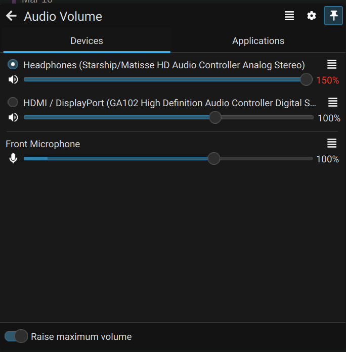 [Audio problems] lowering volume to around 50% makes it inaudible ...
